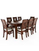 COMEDOR ROMA 6S+2S NOGAL 