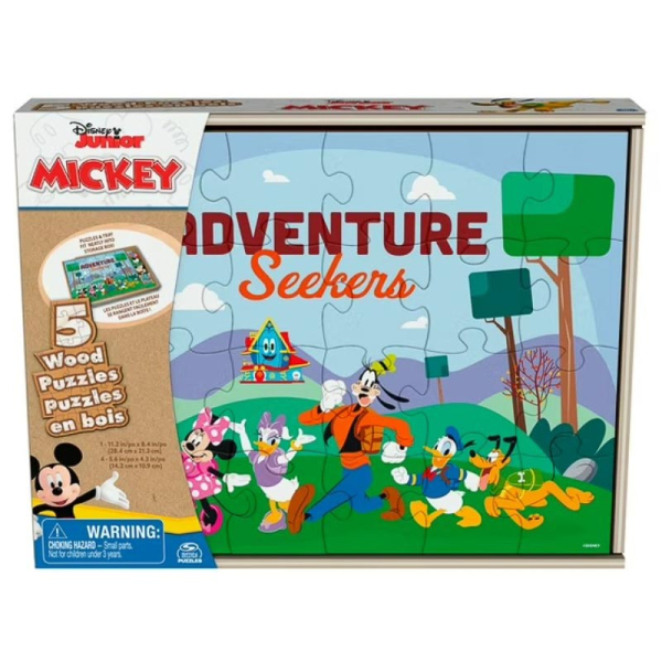 PUZZLE MICKEY CAJA MADERA 
