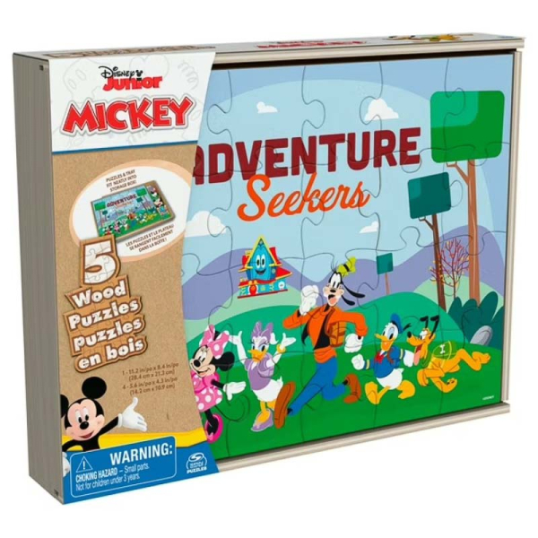 PUZZLE MICKEY CAJA MADERA 