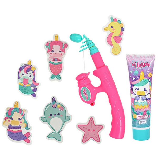 SET UNICORNIO PESCA+SHAMPOO 52 