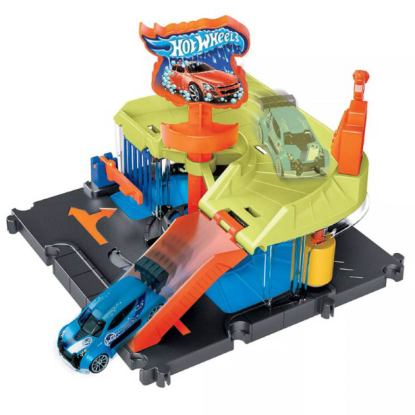 HOTWHEELS CITY LAVADO CIUDAD 