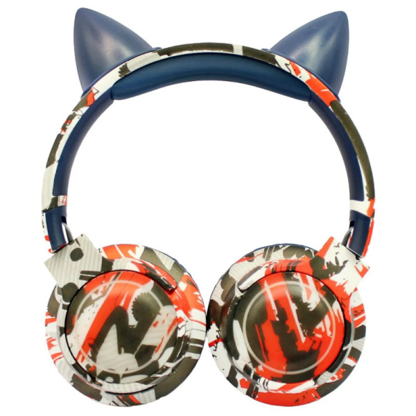 AUDIFONOS TL641BL GATITO AZUL 