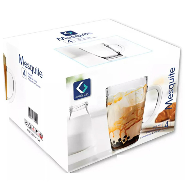 SET MUG 4PZS MESQUITE 375ML 