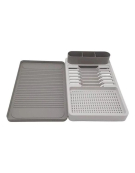 ESCURRIDOR D/PLATOS PLAST.GRIS 