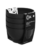 KIT 4 BOWL 750 ML NEGRO 
