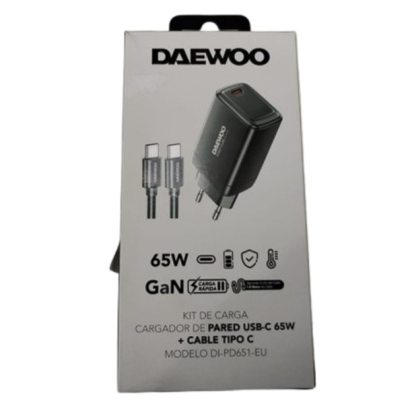 CARGADOR 65W PD651-EU T. C+CAB 
