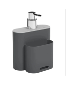 DISPENSADOR LAVALOZA 500ML GRIS 
