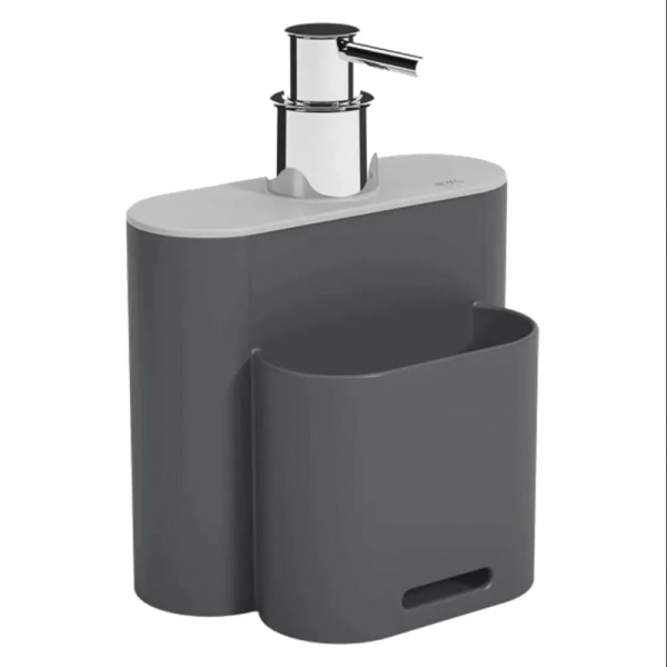 DISPENSADOR LAVALOZA 500ML GRIS 