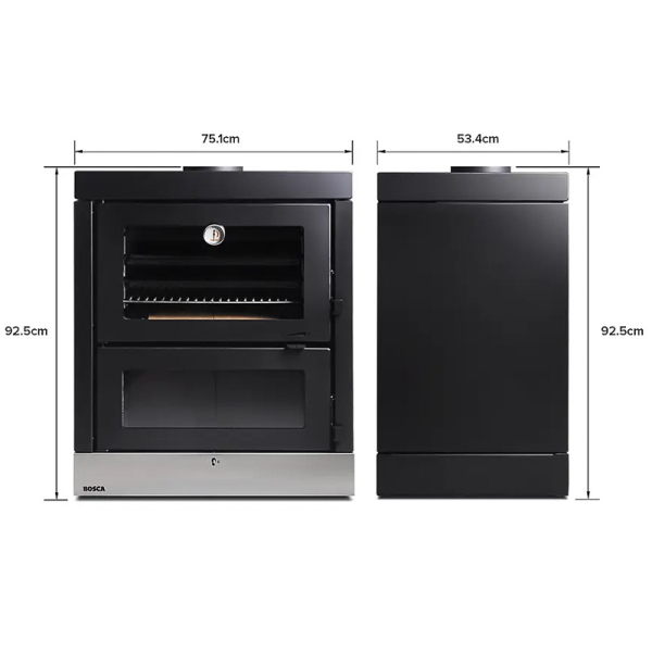 HORNO LEÑA DOBLE CAMARA 