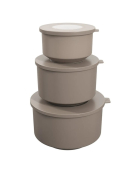 3 POTES HOOP 500ML+1L+2L GRAY 