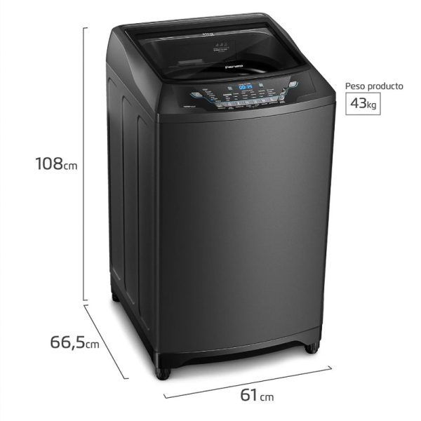 LAVADORA PREMIUM CARE 21 BLACK 