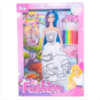 MUÑECA FASHION C/LAPICES A1088 
