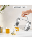 HERVIDOR GLASS WHITE 