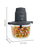 PICADORA GLASS BOWL XL 2L 