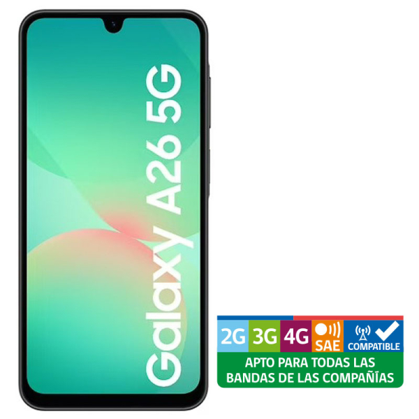 TELEFONO GALAXY A26 5G 256G BLACK  TELEFONO GALAXY A26 5G 256G BLACK