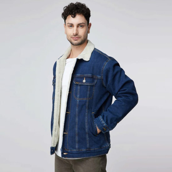 JACKET 140259 SHERPA DENIM