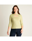 IMPORT POLERA CRUCE PISTACHO