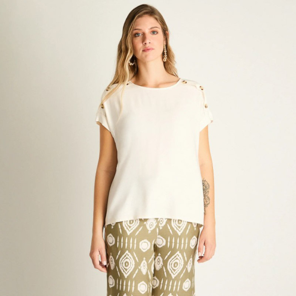 IMP BLUSA TENCEL 207637 ARENA