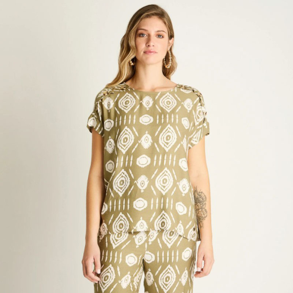 IMP BLUSA TENCEL 207637 VERDE