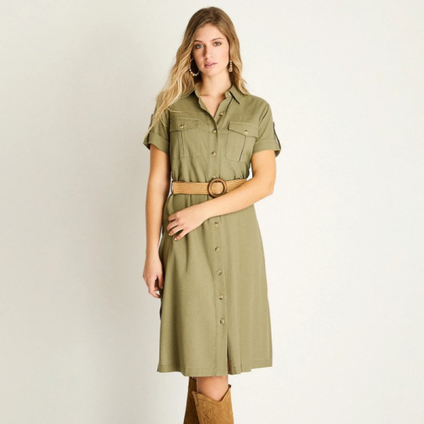 IMP VESTIDO MIDI 907609 VERDE