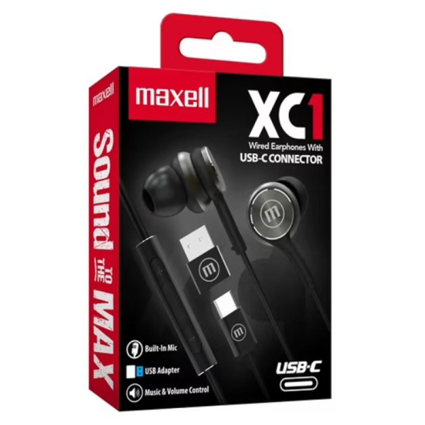 AUDIFONOS EB-XC1 USB-C BLK 