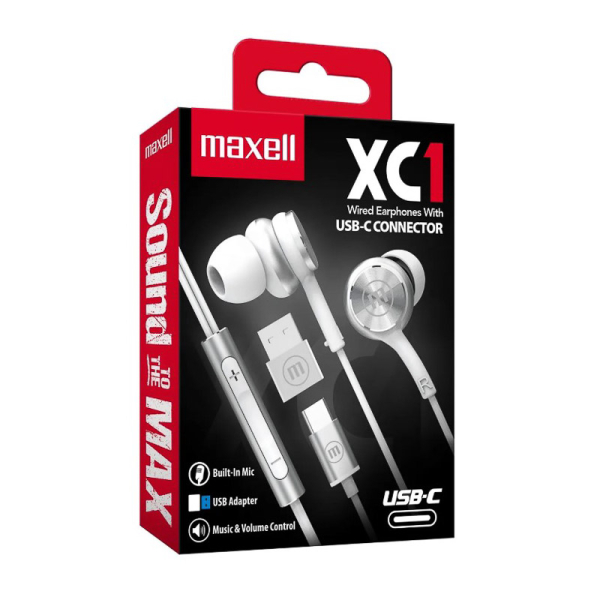 AUDIFONOS EB-XC1 USB-C WHT 