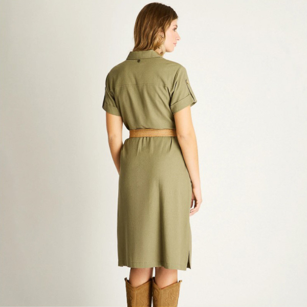 IMP VESTIDO MIDI 907609 VERDE