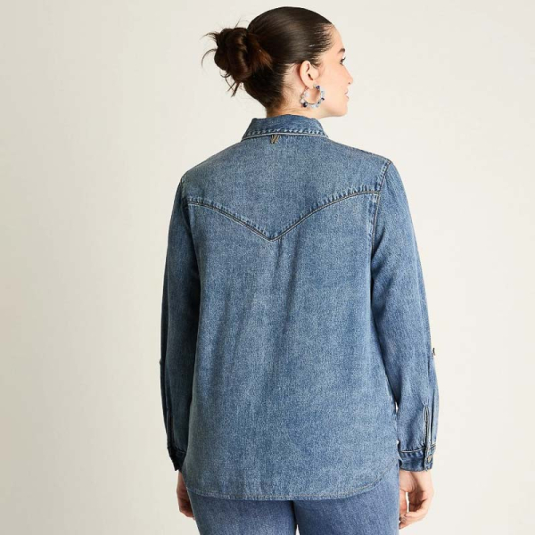 IMP BLUSA DENIM 187609 BLUE
