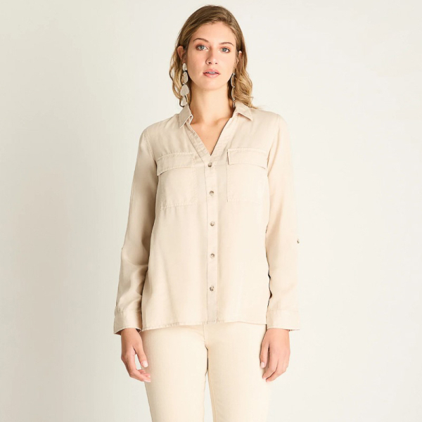 IMP BLUSA LYOCEL BEIGE