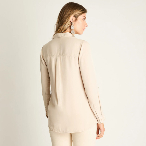 IMP BLUSA LYOCEL BEIGE