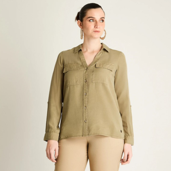 IMP BLUSA LYOCEL VERDE