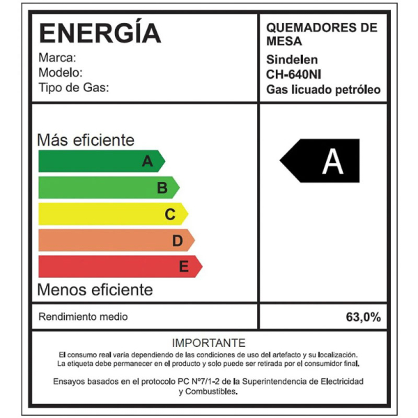COCINA CH-640NI HIBRIDA 4Q  COCINA CH-640NI HIBRIDA 4Q