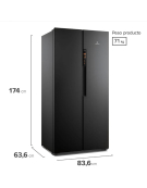 REFRIGERADOR MAS430B SBS 