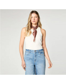 POLERA W RINGER TANK BLANCO