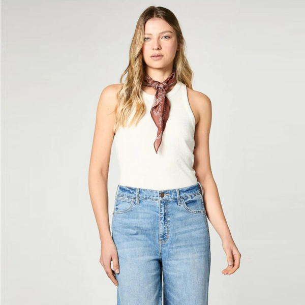 POLERA W RINGER TANK BLANCO