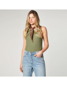 POLWRA W RINGER TANK VERDE