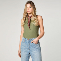 POLWRA W RINGER TANK VERDE