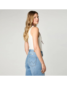 POLERA W RINGER TANK BLANCO