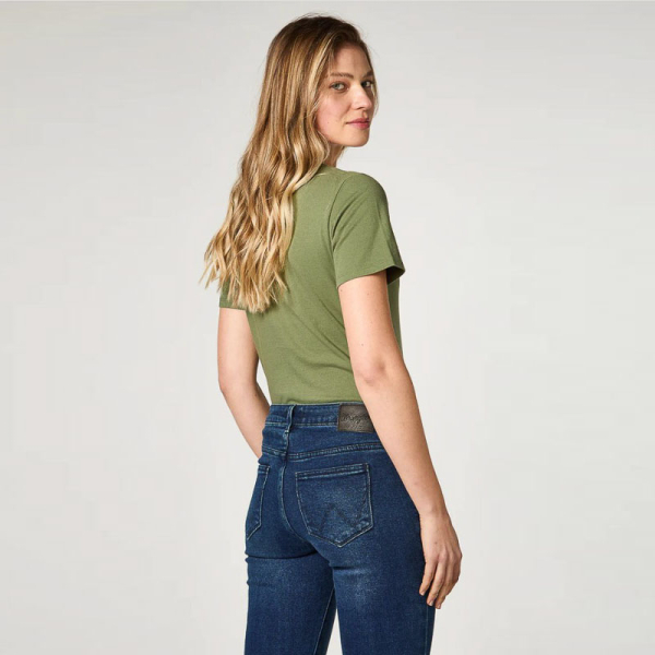 POLERA W LISO SS FASHION 002 VERDE