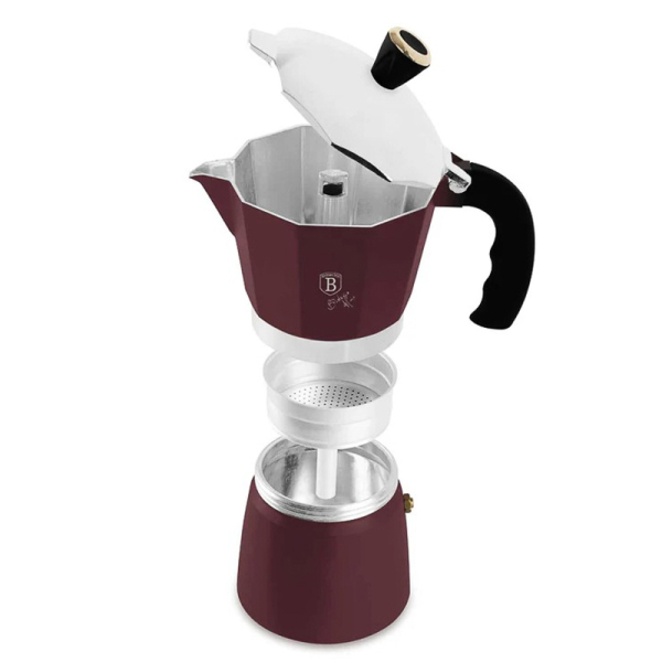 CAFETERA 9TZS VINO/DORADO 