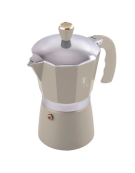 CAFETERA 9TZS BEIGE/DORADO 