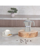 CAFETERA 9TZS BEIGE/DORADO 