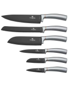 JUEGO CUCHILLOS 6PZS GRIS/PLATEADO 