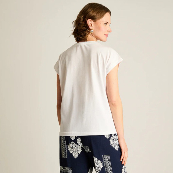 IMP POLERA 107658 BOTONES BLANCA