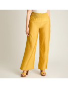 IMP PANTALON 767617 PALAZZO MOSTAZA
