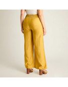 IMP PANTALON 767617 PALAZZO MOSTAZA