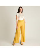 IMP PANTALON 767617 PALAZZO MOSTAZA