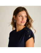 IMP POLERA 107658 BOTONES AZUL