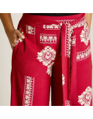 IMP PANTALON PALAZZO 767621 ROJO