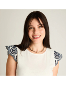 IMP POLERA C/VUELO 107644 BLANCO